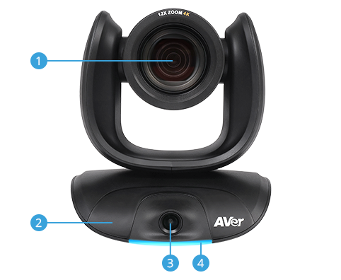 外觀介紹_AVer CAM550 視訊鏡頭_雲端視訊會議攝影機